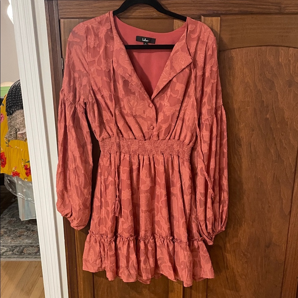 Lulu's Vibrant Coral Dress